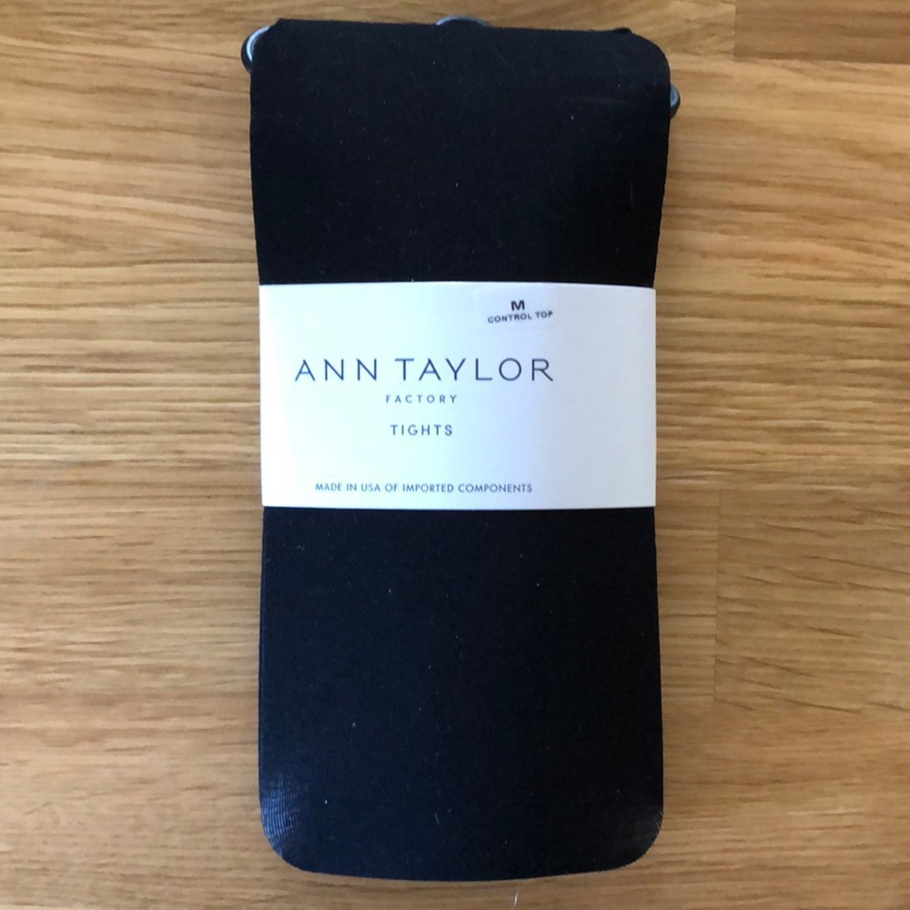 Anne Taylor Black Tights - Size M